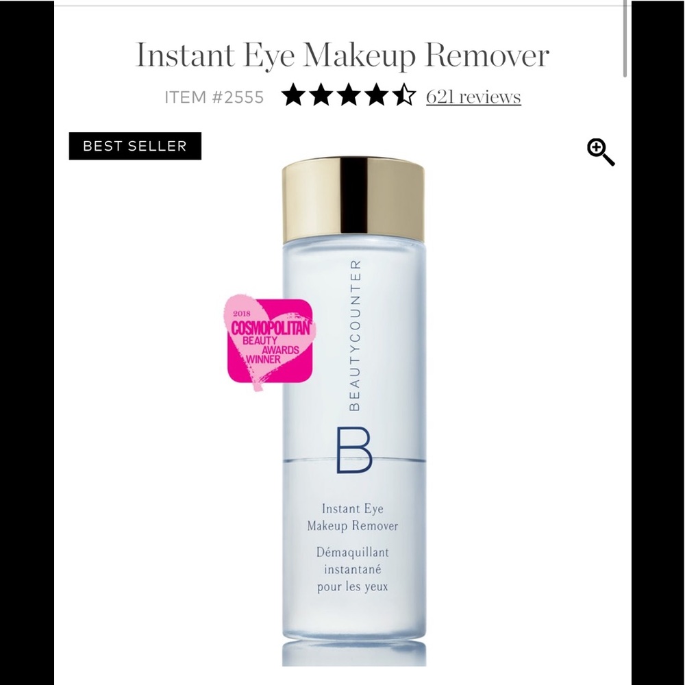Beautycounter eye makeup remover